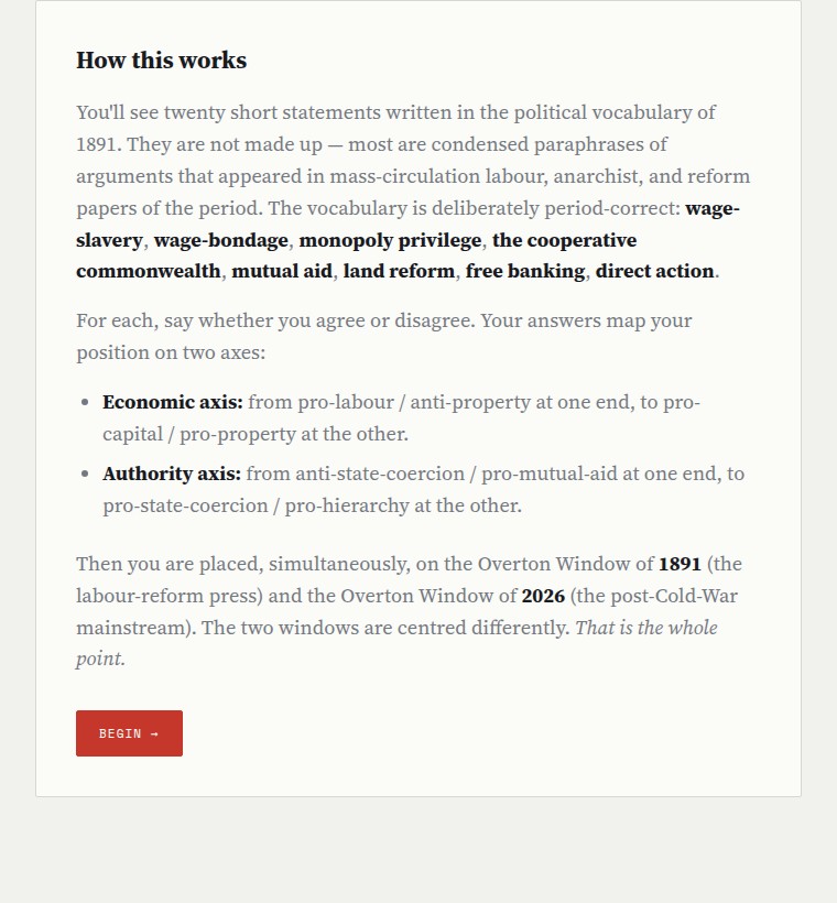The 1891 vs 2026 centrist quiz
